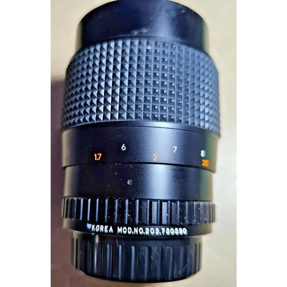 SEARS MULTI COATED 1:2.8 f=135mm AUTO MANUAL CAMERA LENS MOD NO. 202 KOREA